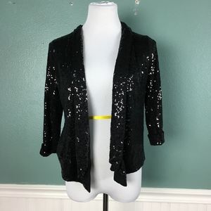 Forever 21 NEW Black Sequence Jacket
